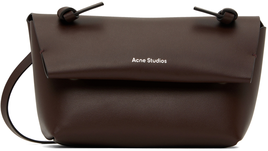 Acne Studios Brown Mini Knot Bag