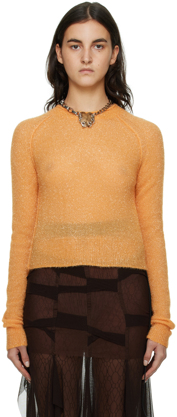 Acne Studios Orange Crewneck Sweater