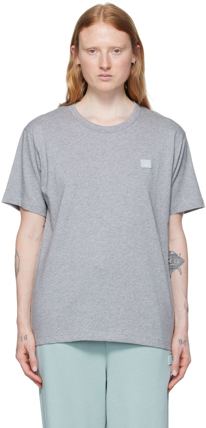Acne Studios Grey Organic Cotton T-Shirt