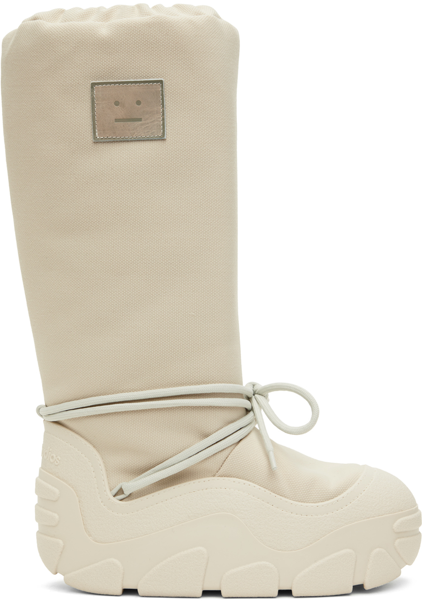 Acne Studios Off-White Snow Boots