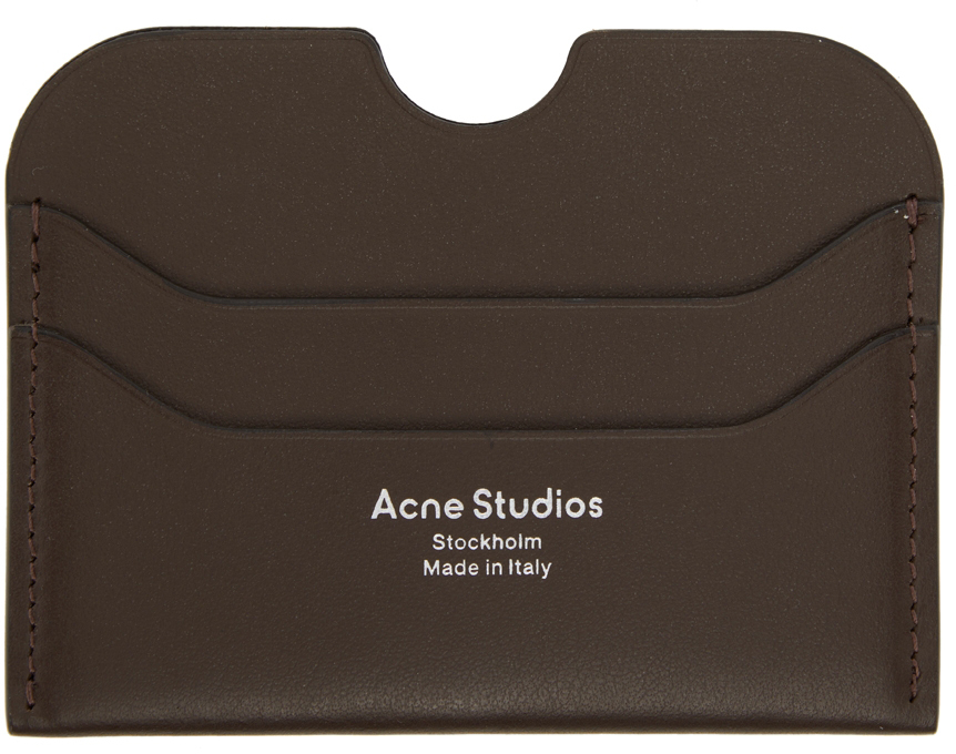 acne studios flap card holder