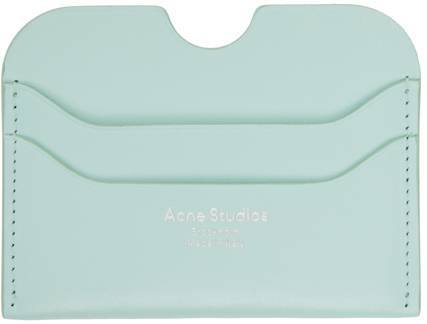 acne studios flap card holder