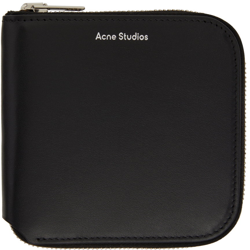 Acne Studios Black Zippered Wallet