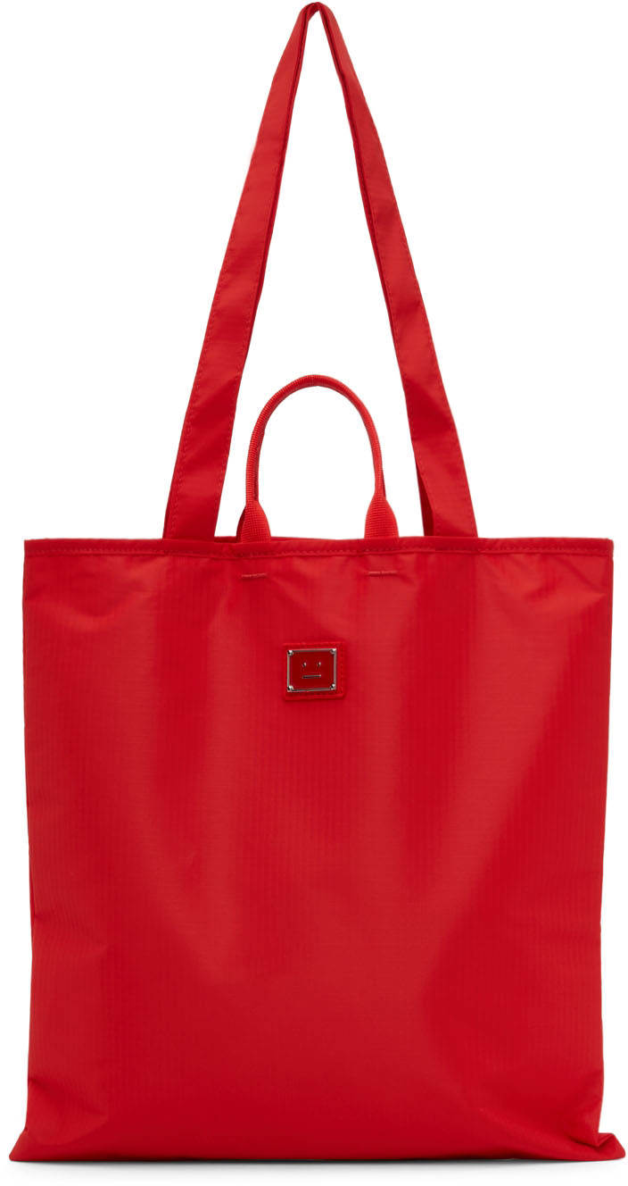 Acne Studios レッド トートバッグ