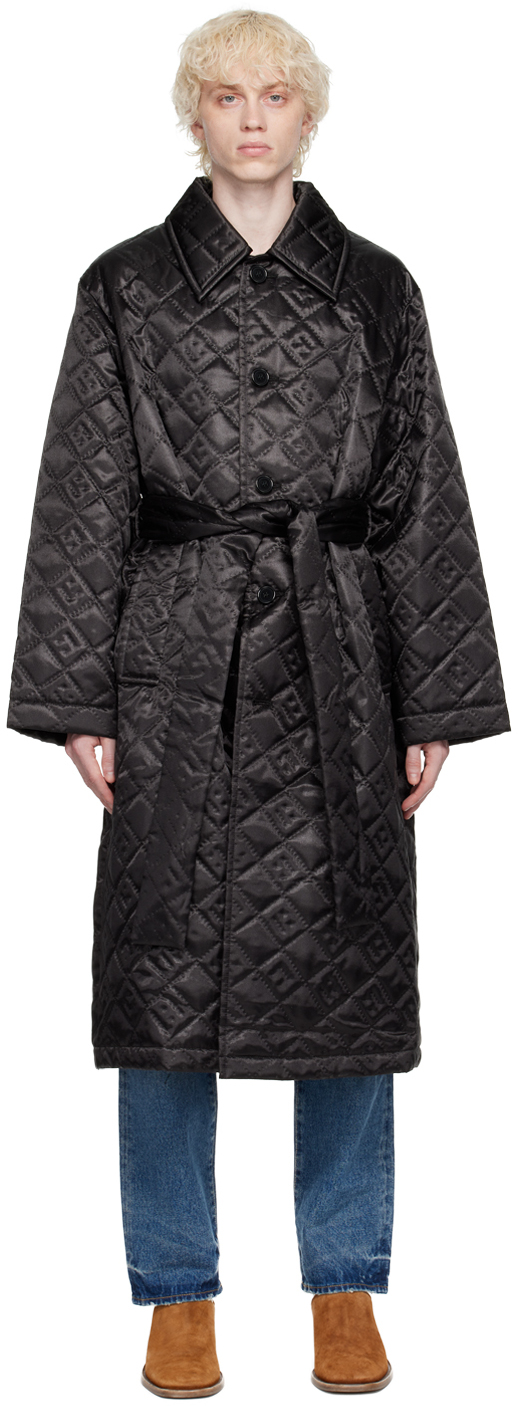 Acne Studios Black Quilted Coat