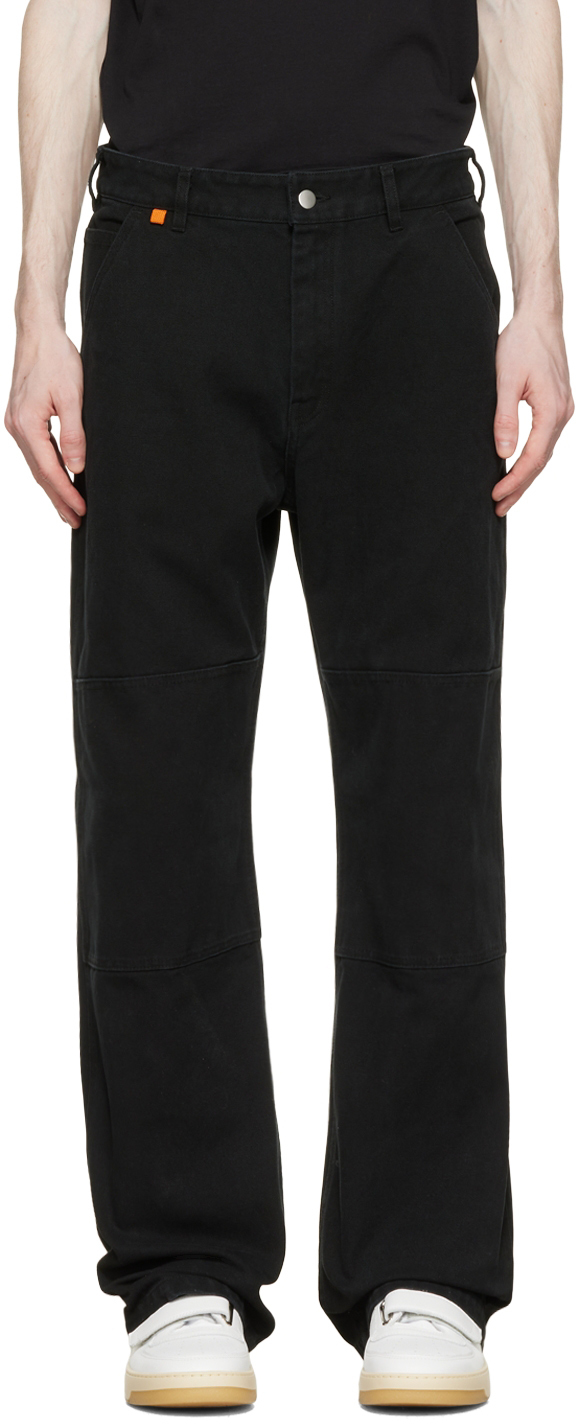 Acne Studios Black Workwear Trousers | Smart Closet