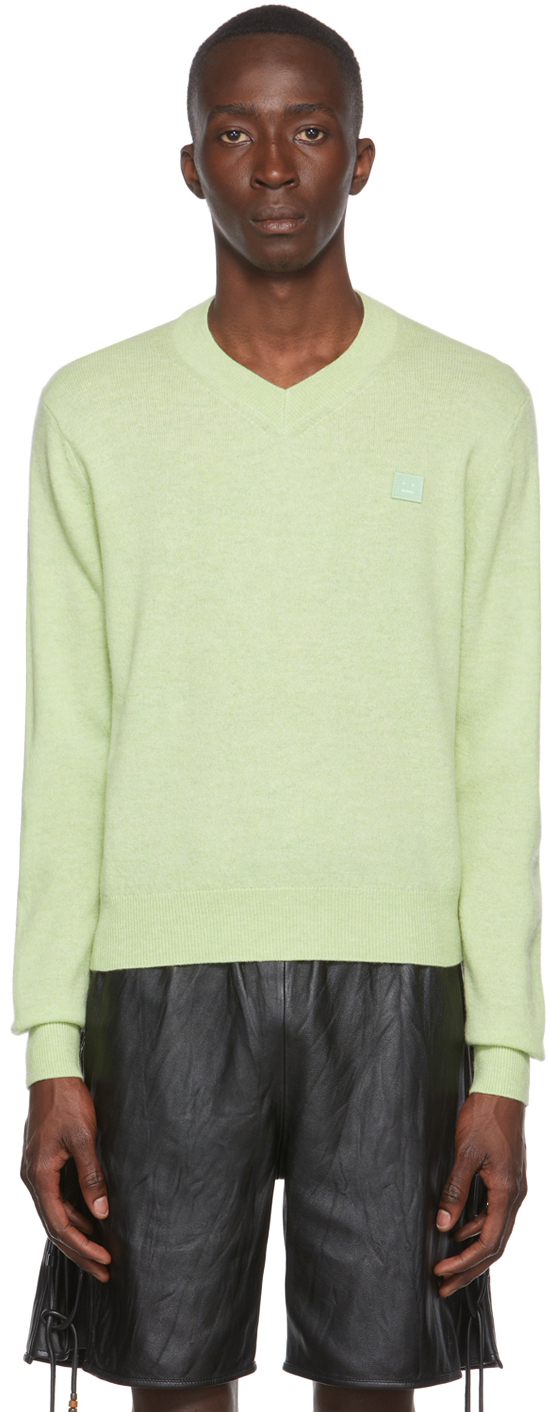 Acne Studios Green Wool Sweater