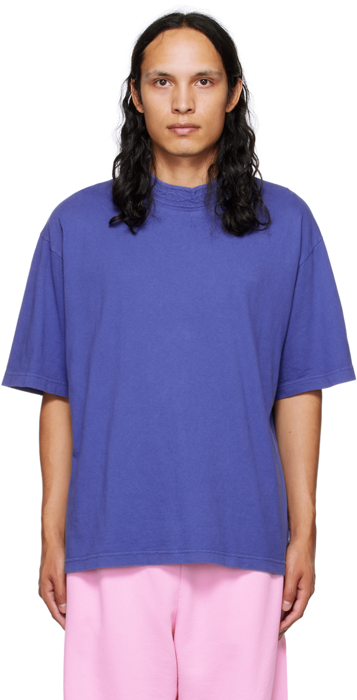 Acne Studios Blue Embossed T-Shirt