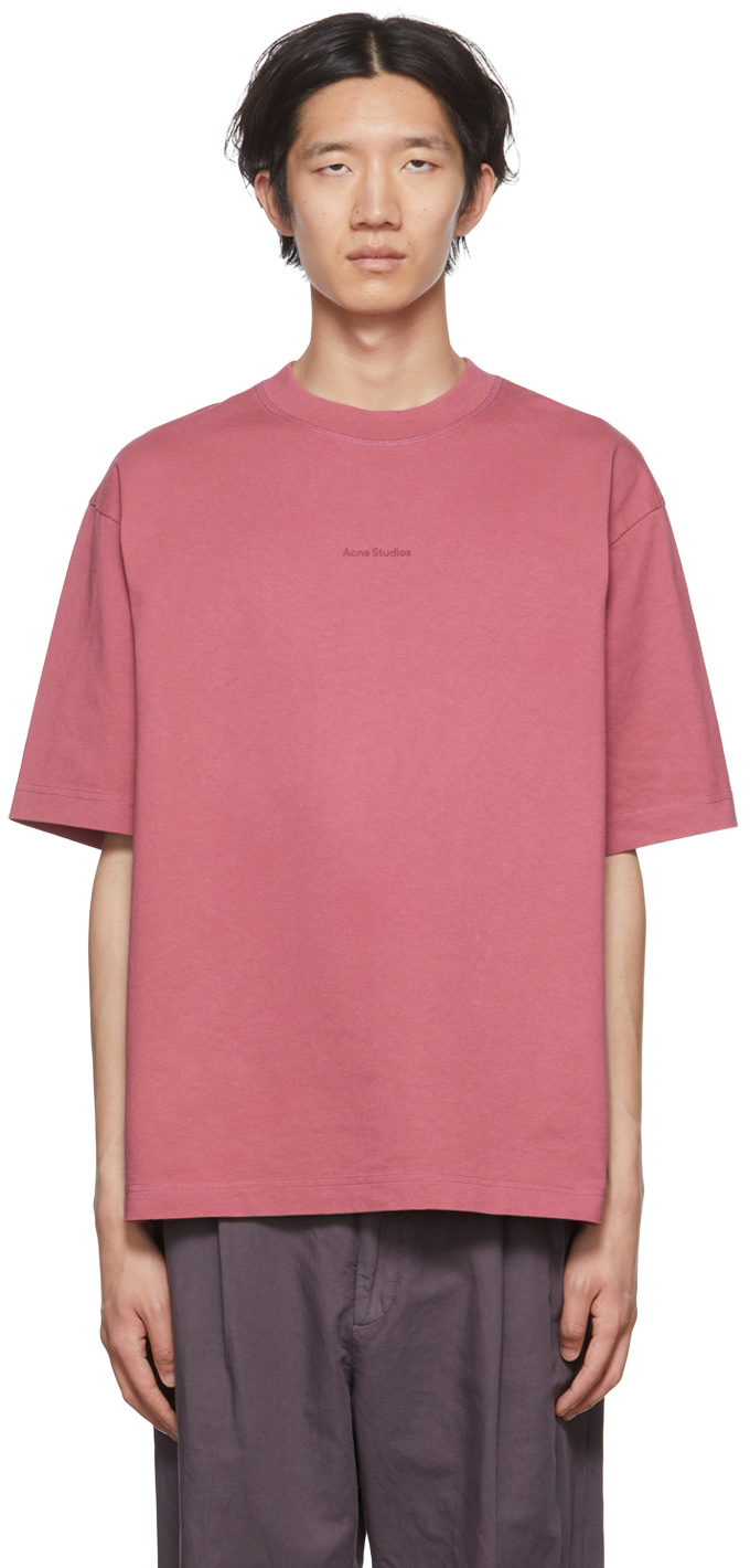 Acne Studios Pink Organic Cotton T-Shirt
