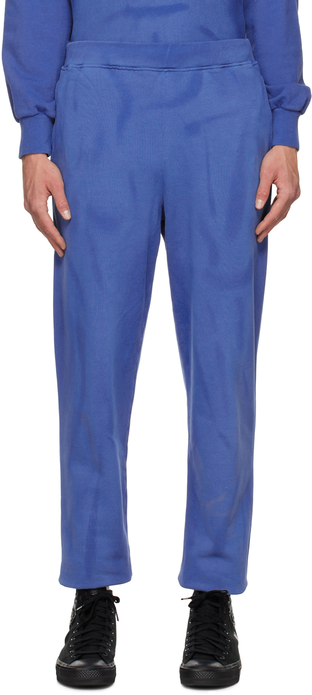 Blue Temple Lounge Pants by Aries on Sale