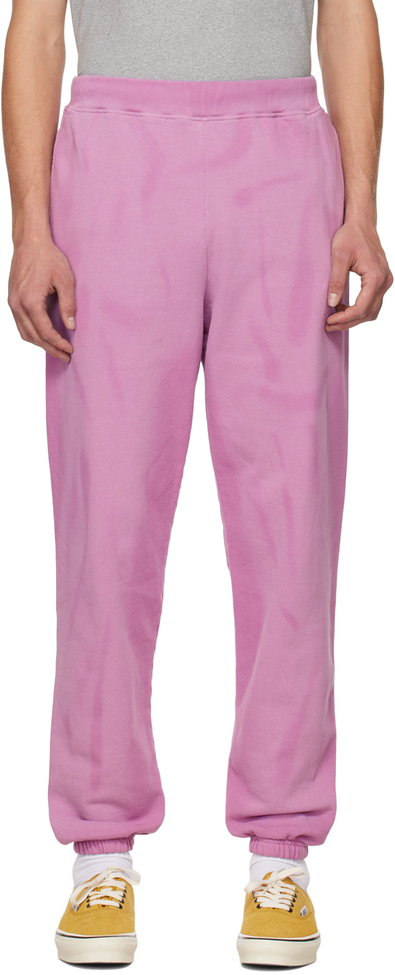 SSENSE Men Clothing Loungewear Sweats Purple Cotton Lounge Pants 