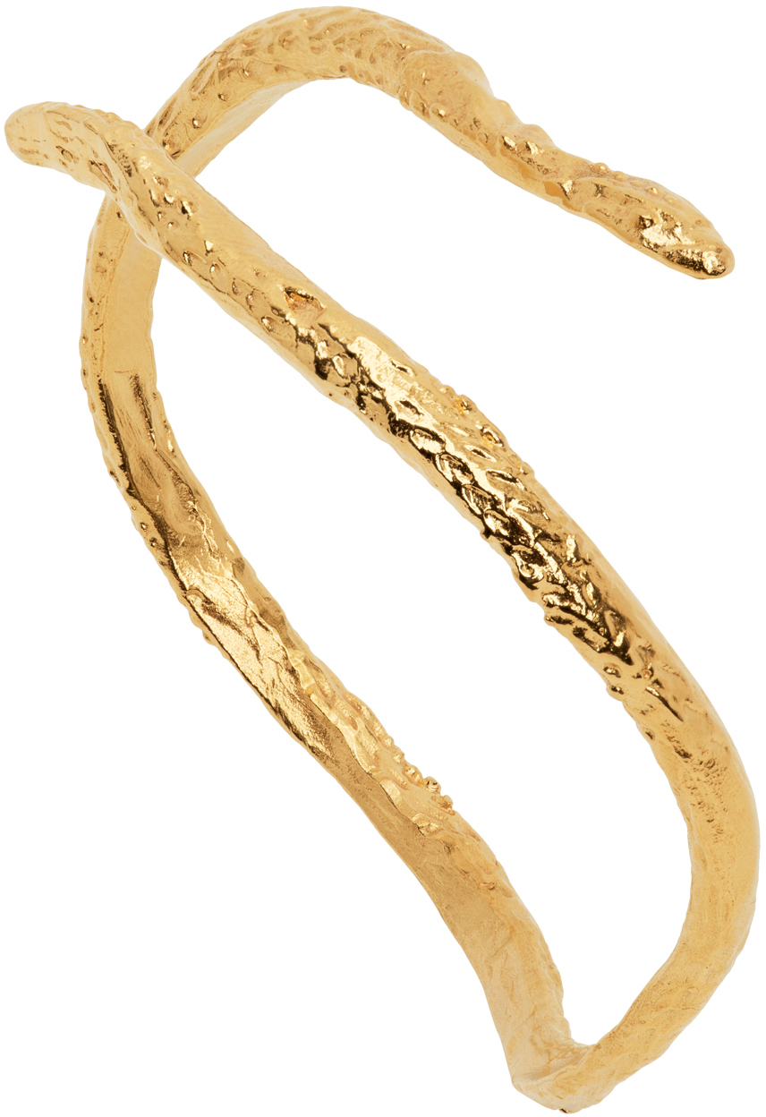 Gold The Medusa Cuff Bracelet Ssense Donna Accessori Gioielli Bracciali 