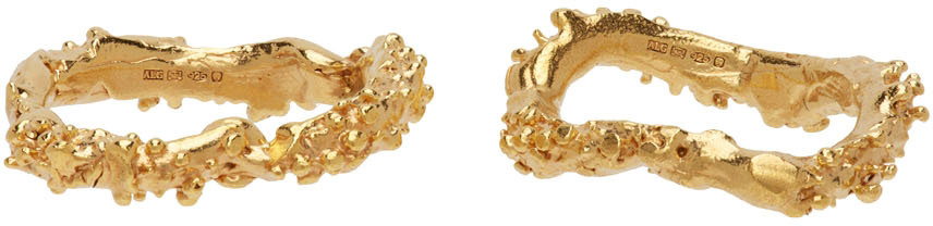 Gold Unreal City Ring Set by Alighieri on Sale