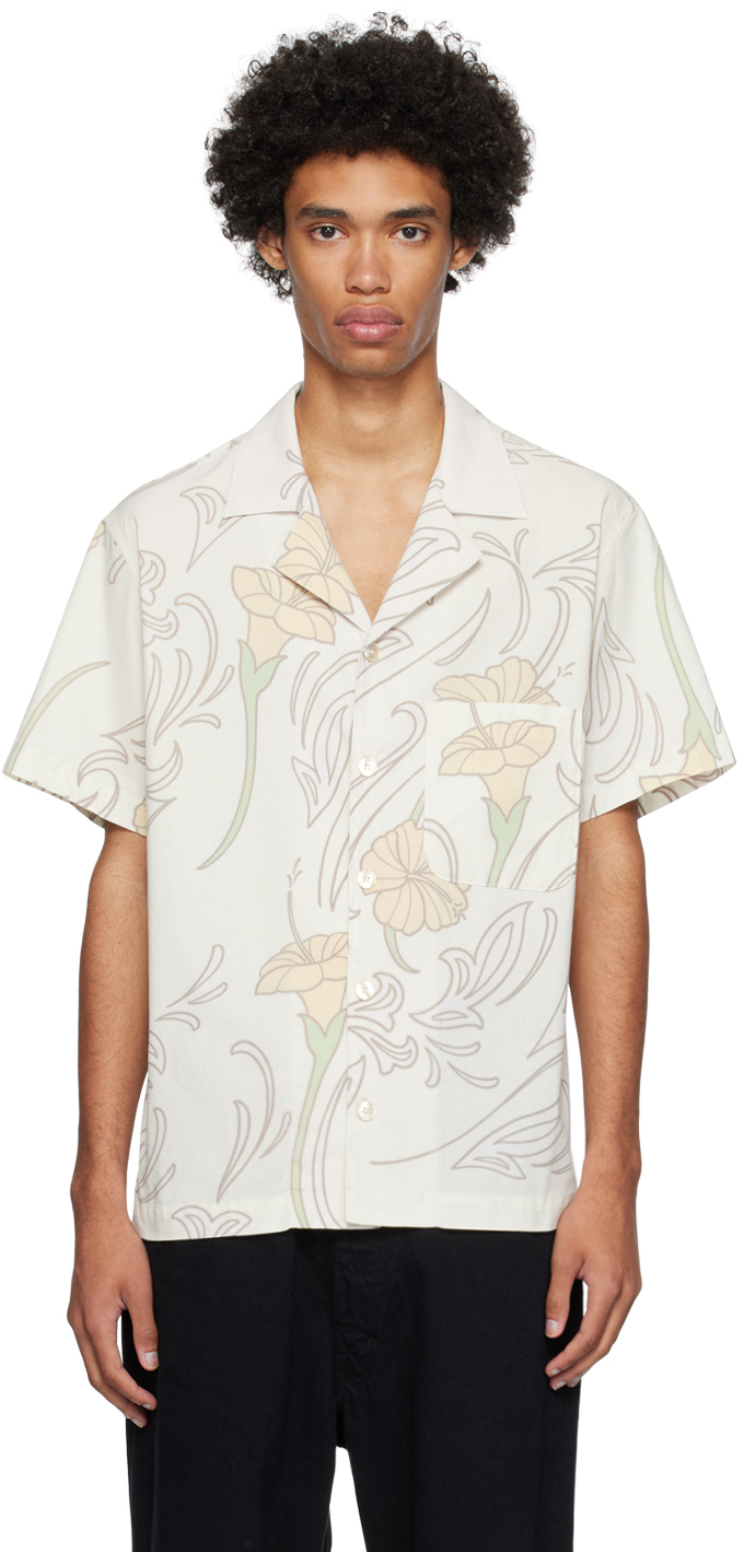 Stockholm (Surfboard) Club Yellow Floral Shirt