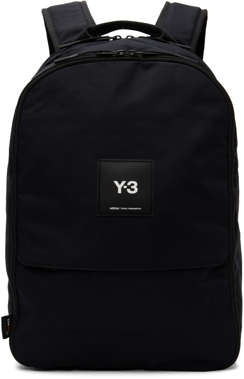 Y-3: Black Tech Backpack | SSENSE Canada