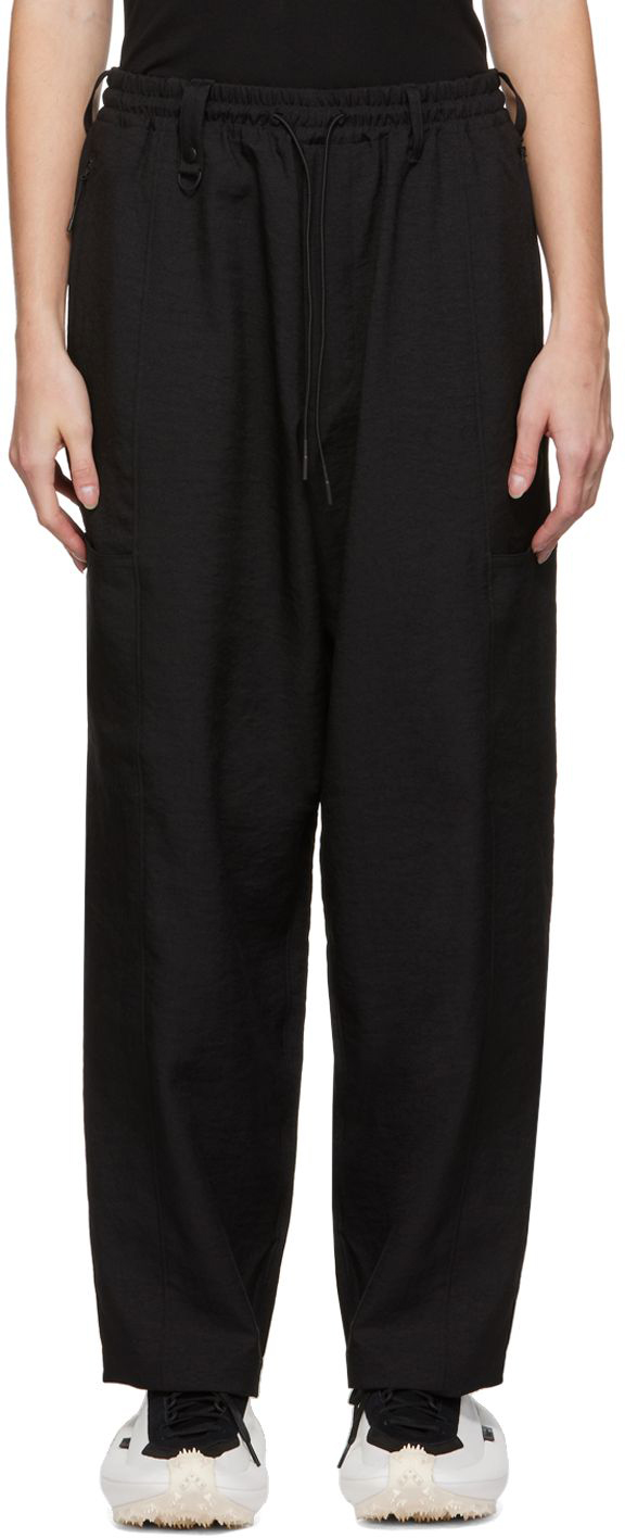 adidas Y-3 Crinkle Twill Cargo Pants - Black | Women's Lifestyle | adidas US