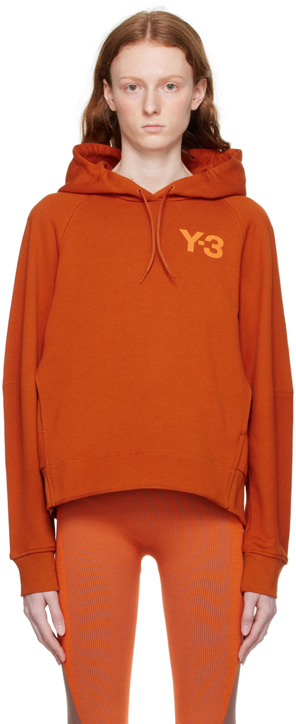 Y-3 Orange Oversized Hoodie