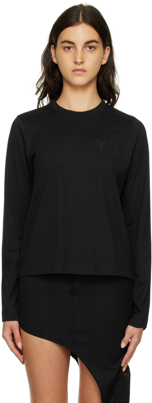 Y-3 Orange Bonded Long Sleeve T-Shirt