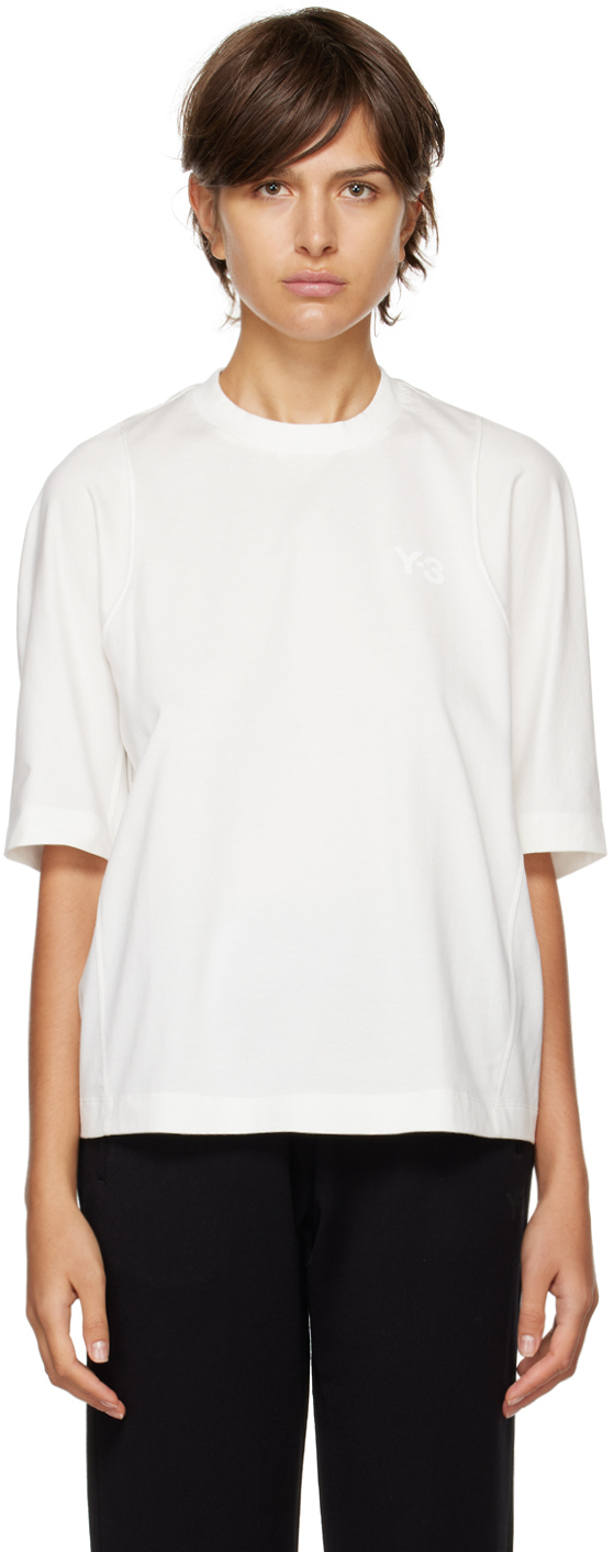 Y-3 White Classic Tailored T-Shirt