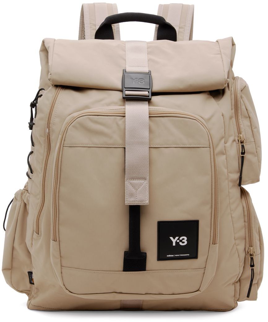 Y-3 Beige Utility Backpack