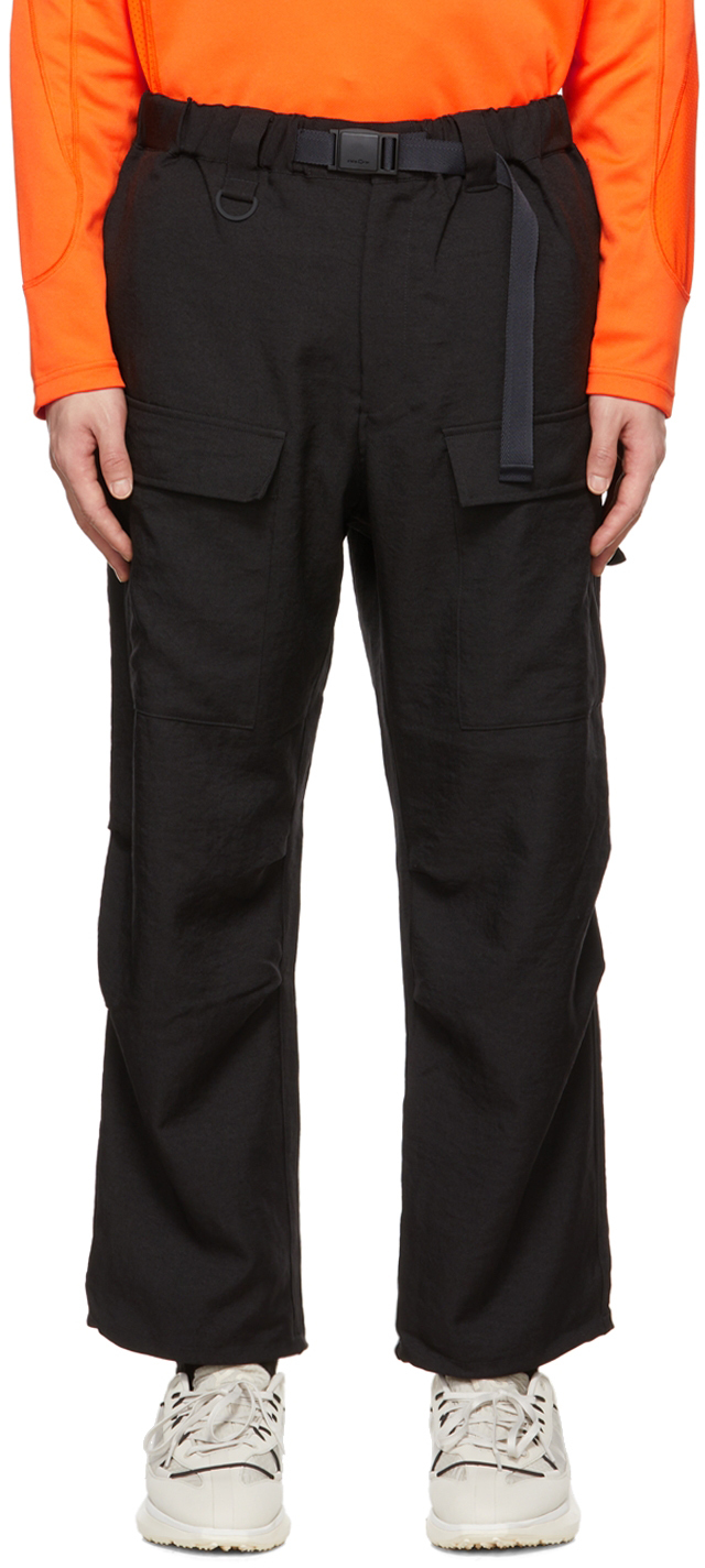 Y-3: Black Classic Sport Uniform Cargo Pants | SSENSE