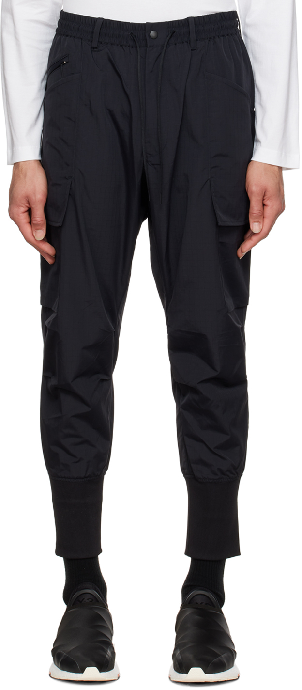 Black Classic Utility Cargo Pants by Y-3 on Sale