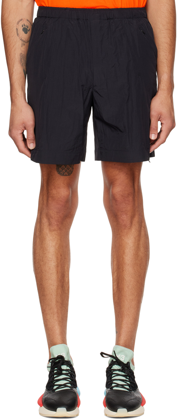 Black Classic Shell Shorts