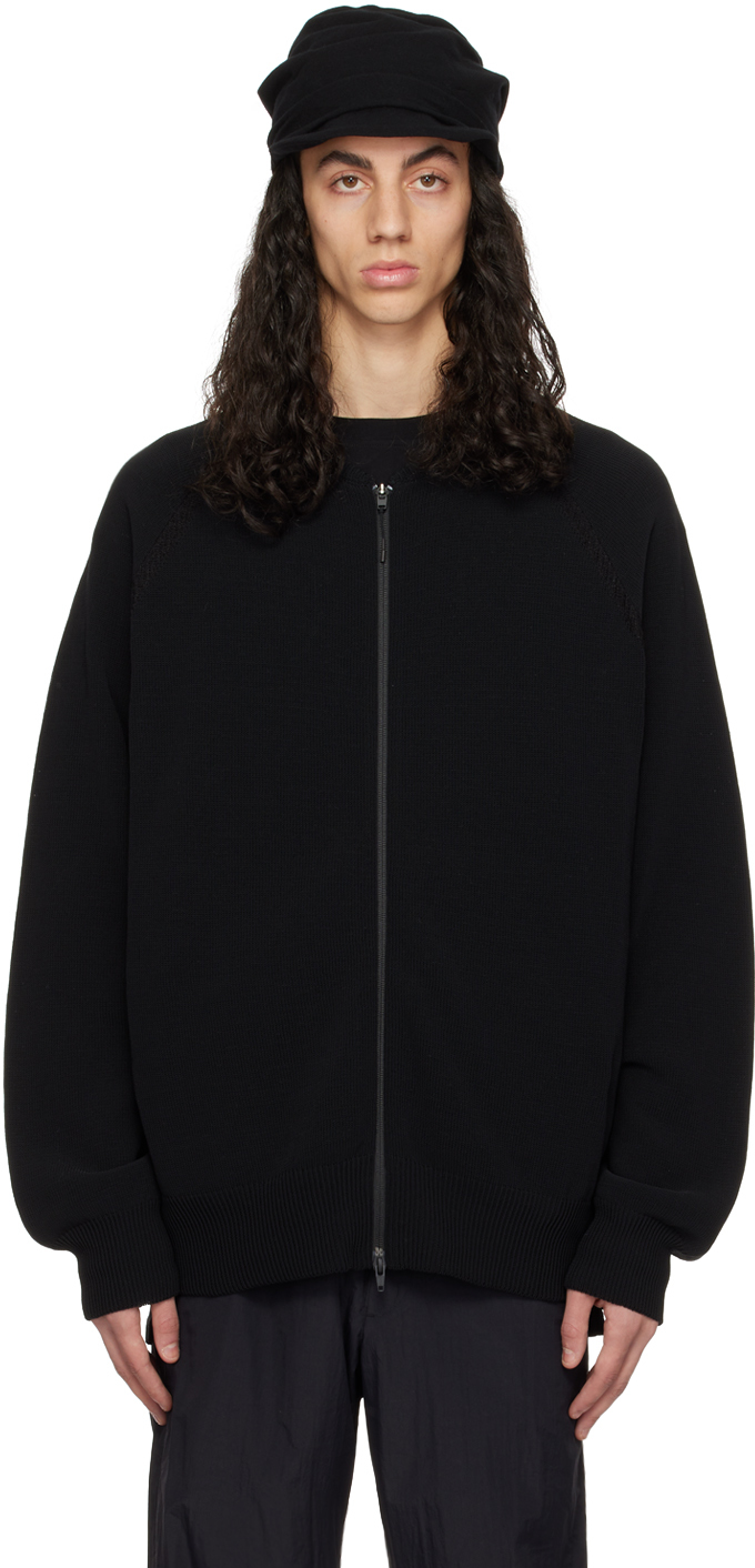 Y-3 Black Full-Zip Sweater