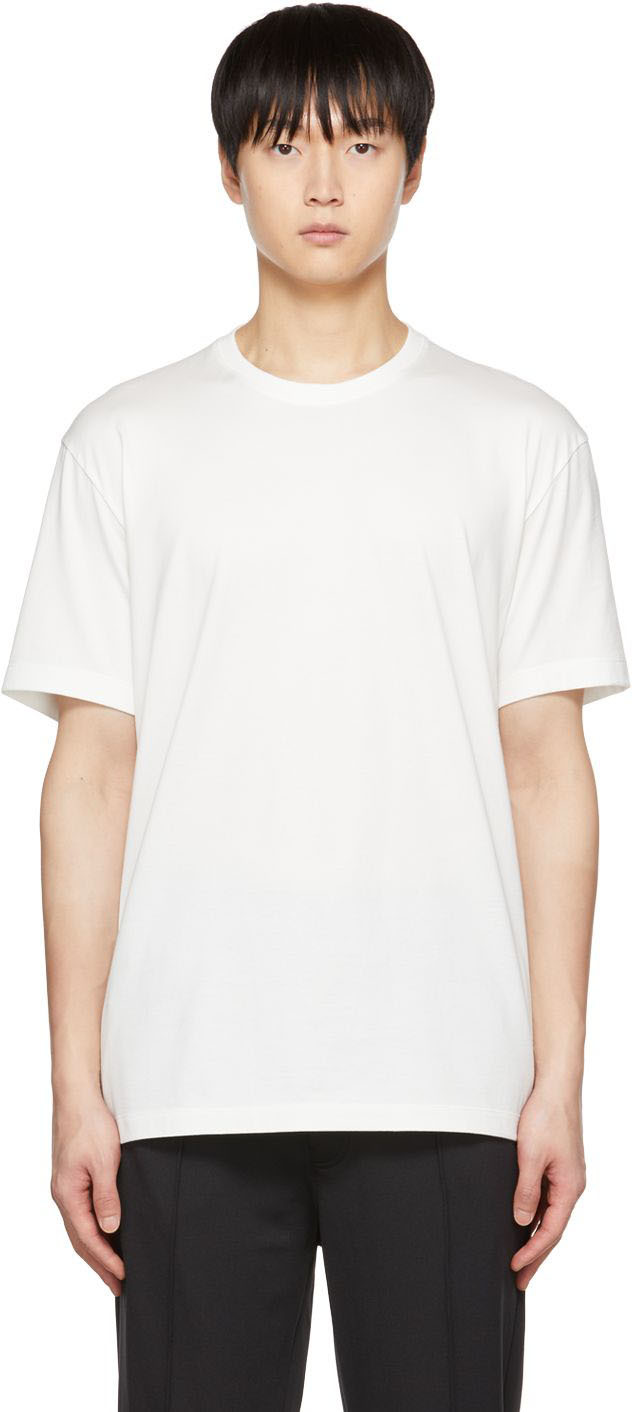 White Classic T-Shirt by Y-3 on Sale