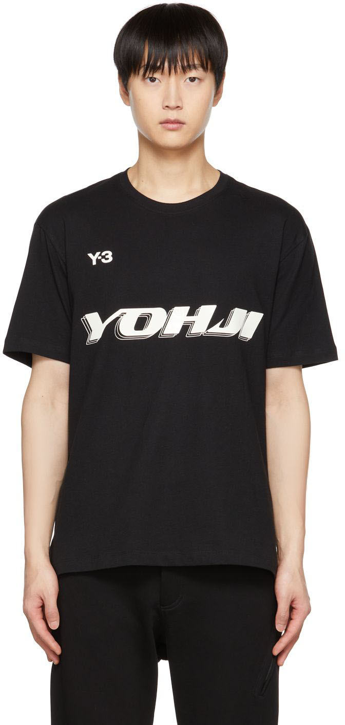 Y-3 Black Bonded T-Shirt