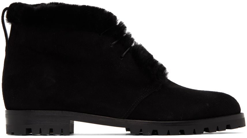 Shop Manolo Blahnik Black Mircus Ankle Boots In 0015 Black