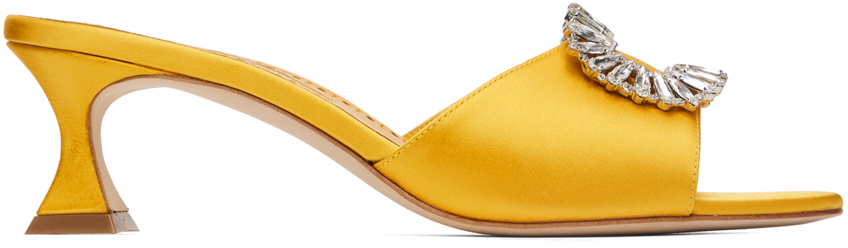 Manolo blahnik 2025 yellow heels