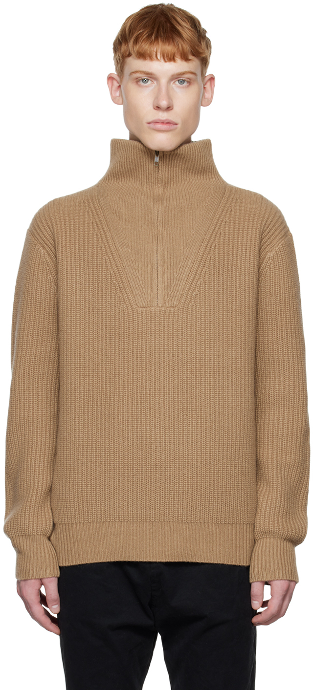 Nili Lotan: Tan Heston Sweater | SSENSE