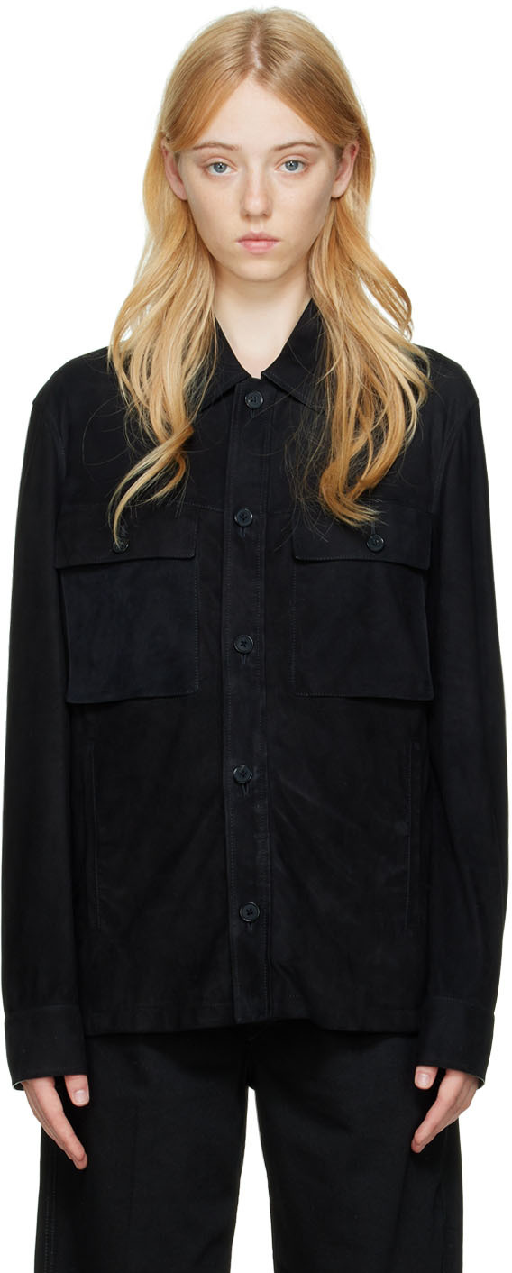 Black Buttoned Jacket