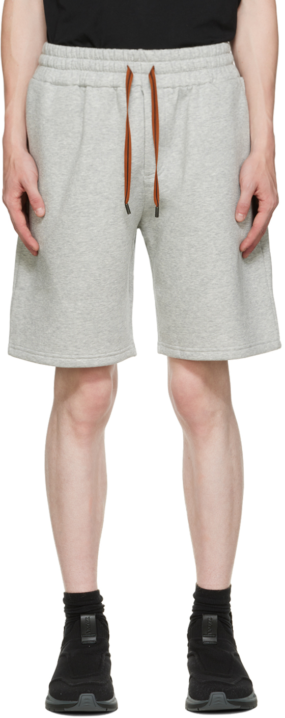 ZEGNA: Gray Essential Shorts | SSENSE