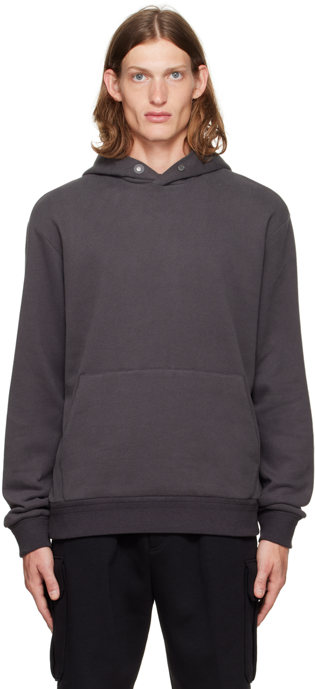 Gray Cotton Hoodie by ZEGNA on Sale