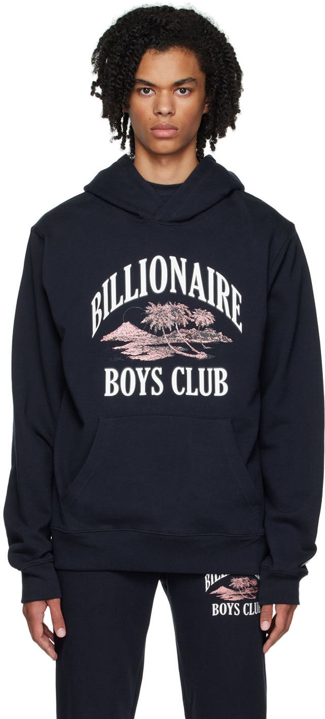 Billionaire Boys Club: Navy Paradise Hoodie | SSENSE Canada