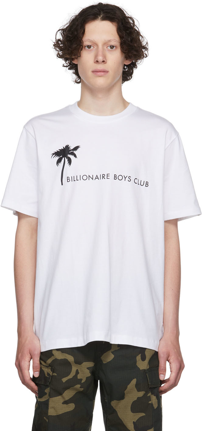 Billionaire Boys Club White Printed T-Shirt