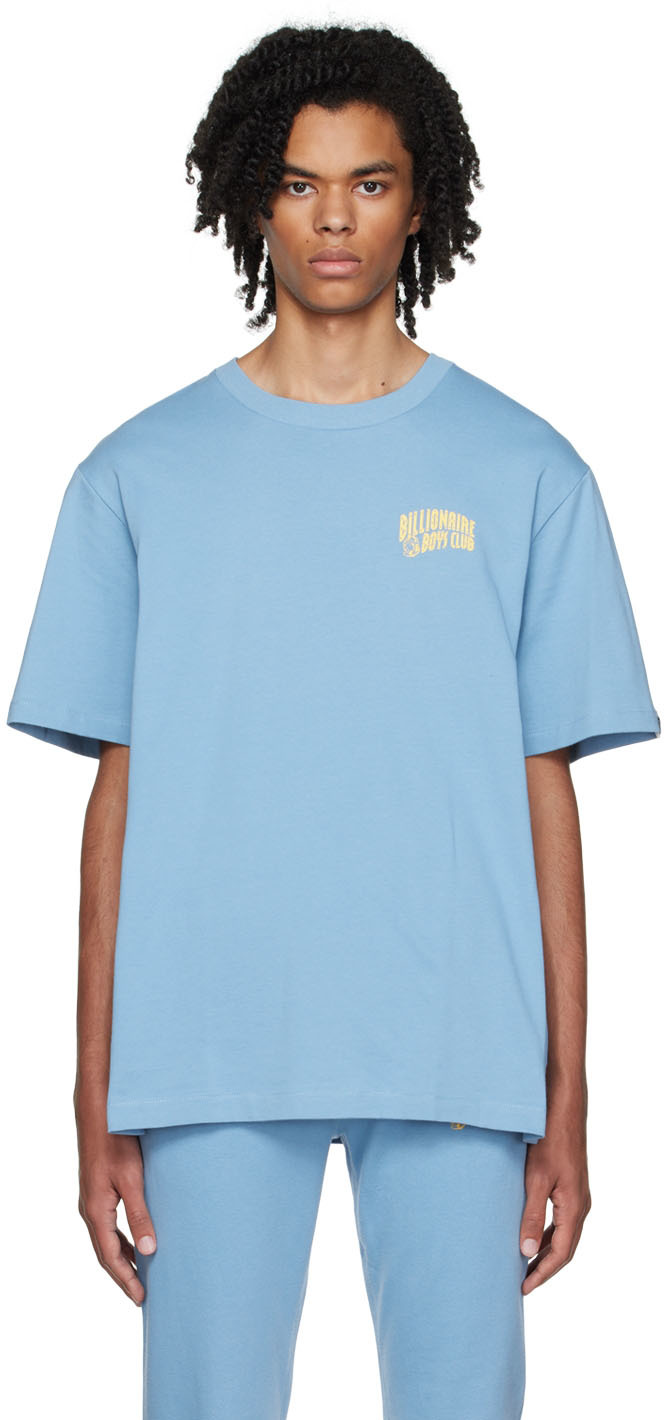 Billionaire Boys Club: Blue Printed T-Shirt | SSENSE Canada