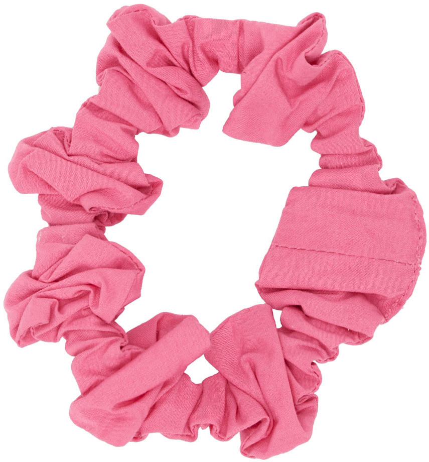 GANNI SSENSE Exclusive Two-Pack Pink Scrunchies
