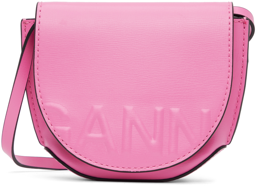 Ganni Banner Nano Saddle Bag | ModeSens