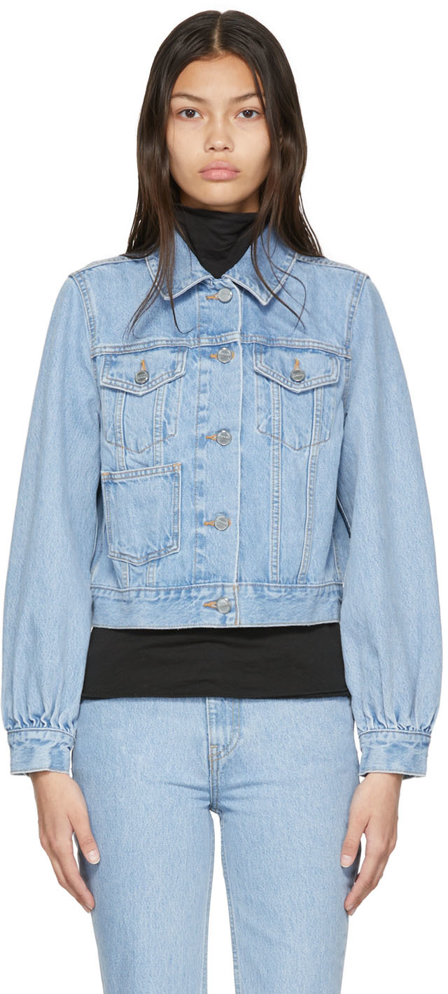 GANNI BLUE CAMY DENIM JACKET