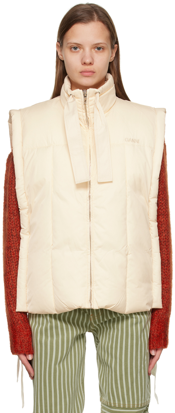 GANNI Oversized Zipped Puffer Jacket - Farfetch