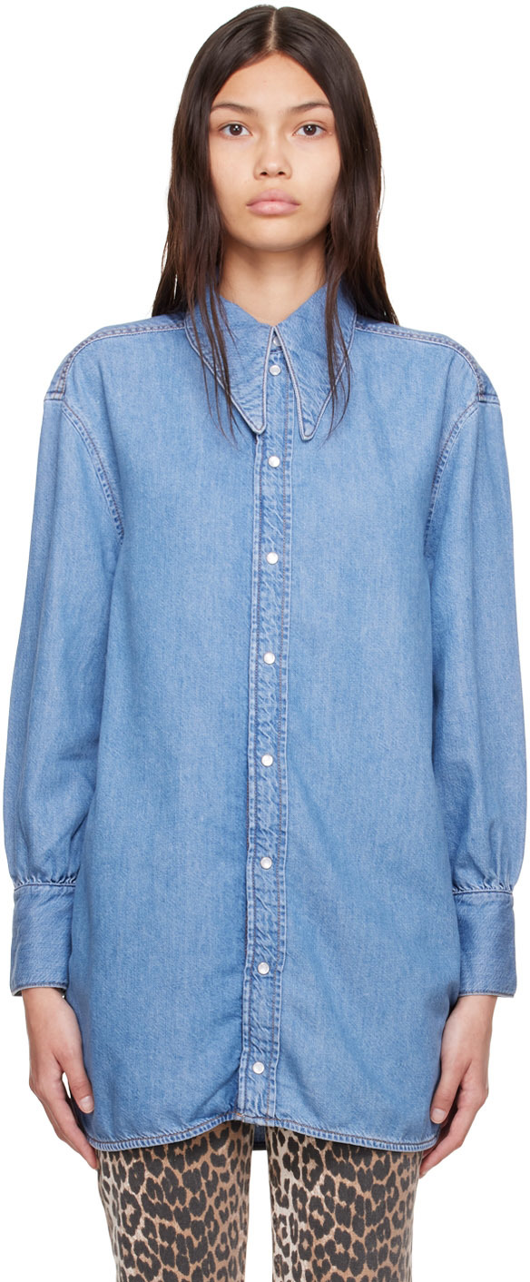 Blue Organic Cotton Shirt