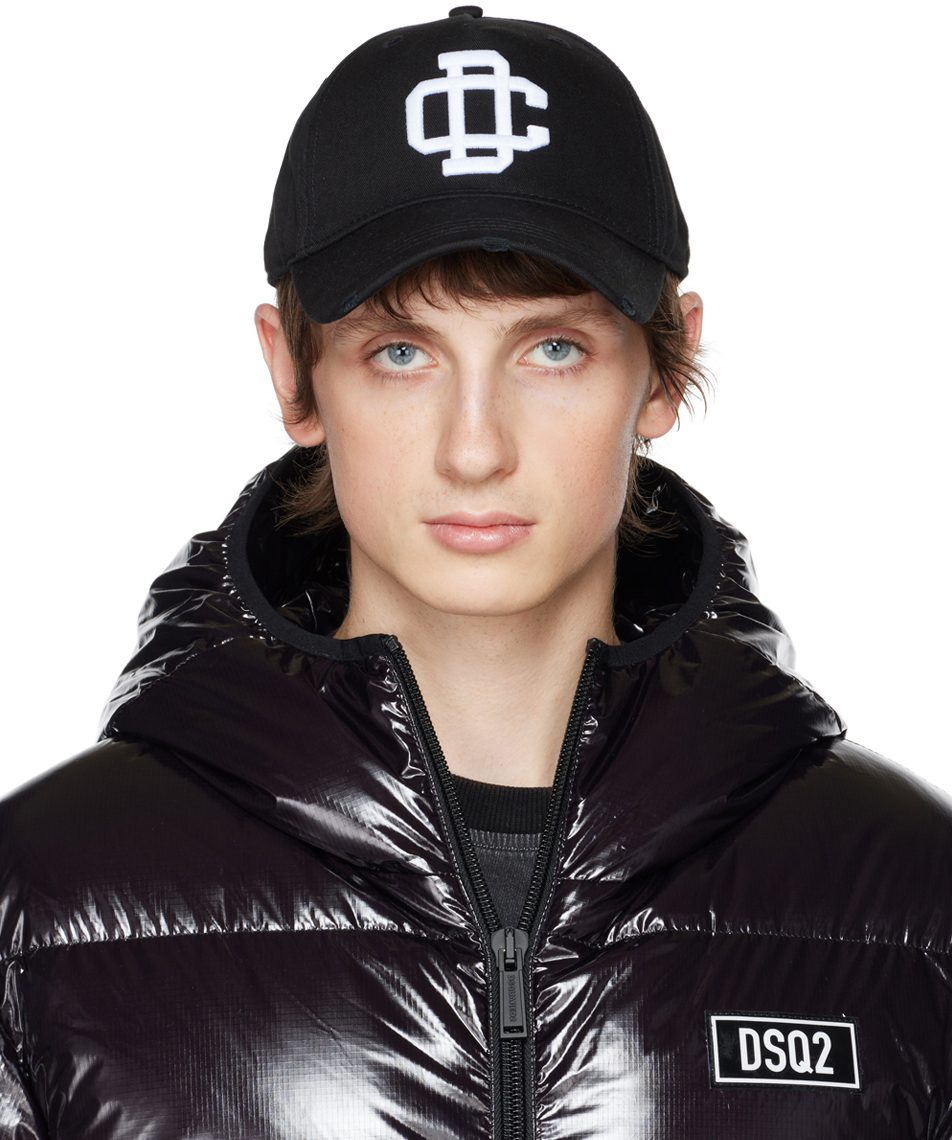 Black Baseball Cap by Dsquared2 on Sale
