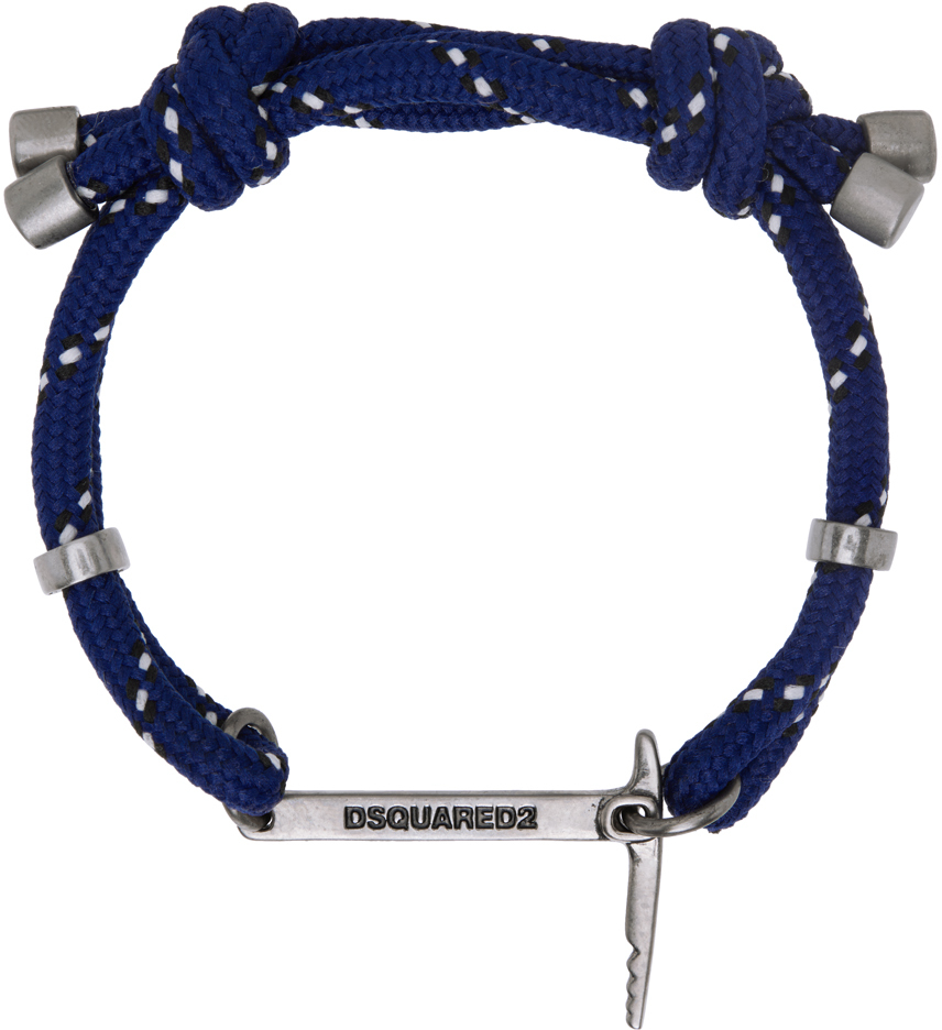 Dsquared2 Blue 64th Rope Bracelet