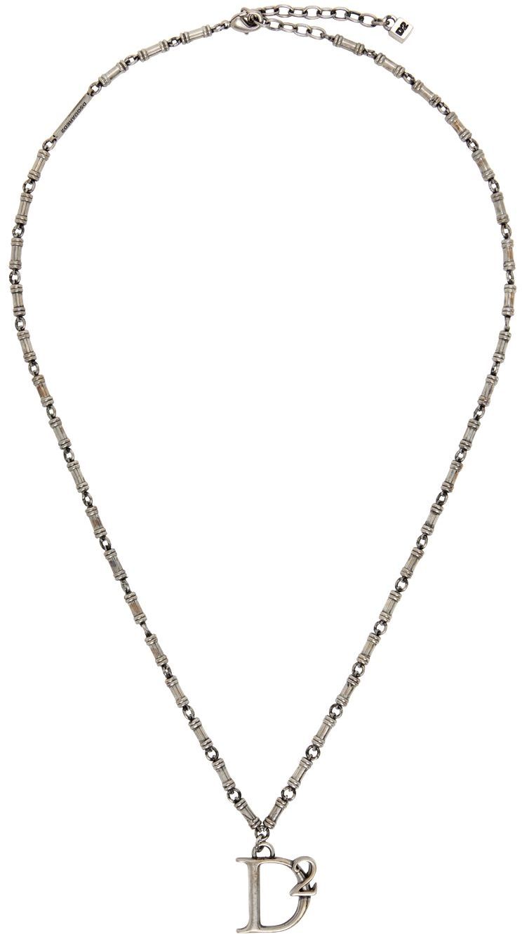 White DSquared² Cross-embellished Necklace in Silver Save 44% Mens Necklaces DSquared² Necklaces for Men 