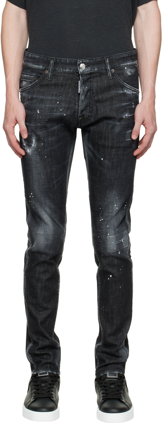 Dsquared2: Black 'Icon' Cool Guy Jeans | SSENSE