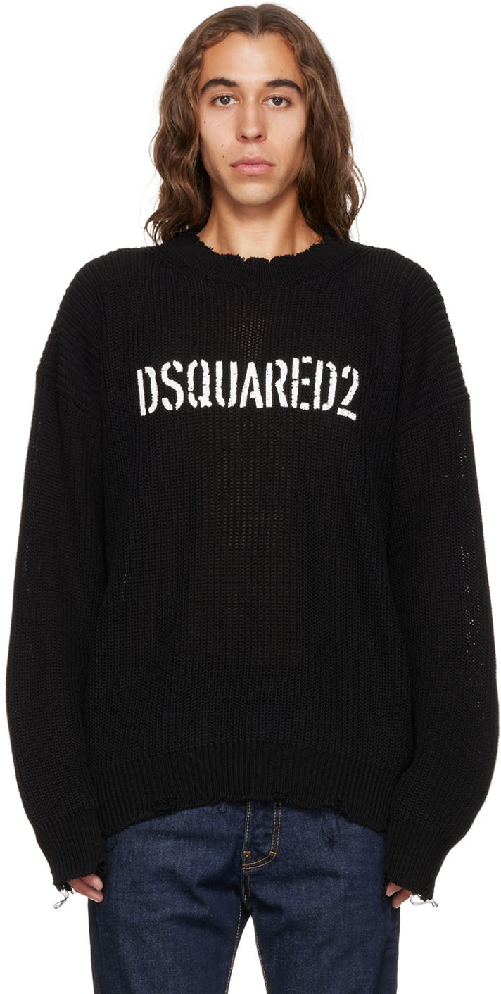 DSQUARED2 ディースクエアード ニットセーター アウター メンズ Sweaters Black