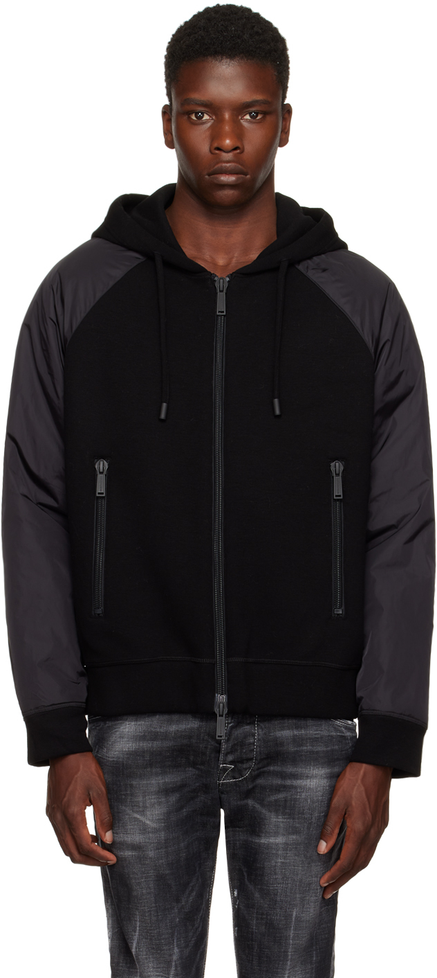 Dsquared2: Black Ibra Hoodie | SSENSE